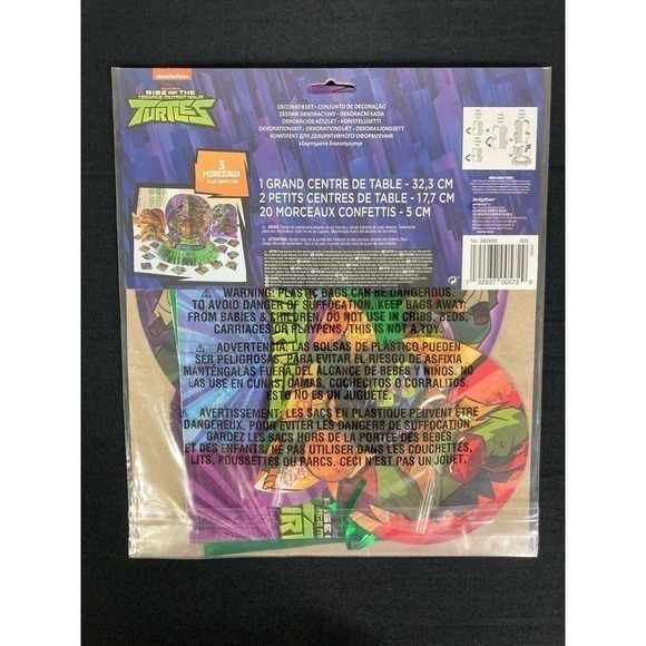 NEW Nickelodeon TMNT Table Decorating Kit Teenage Mutant Ninja Turtles Party - Picture 12 of 12